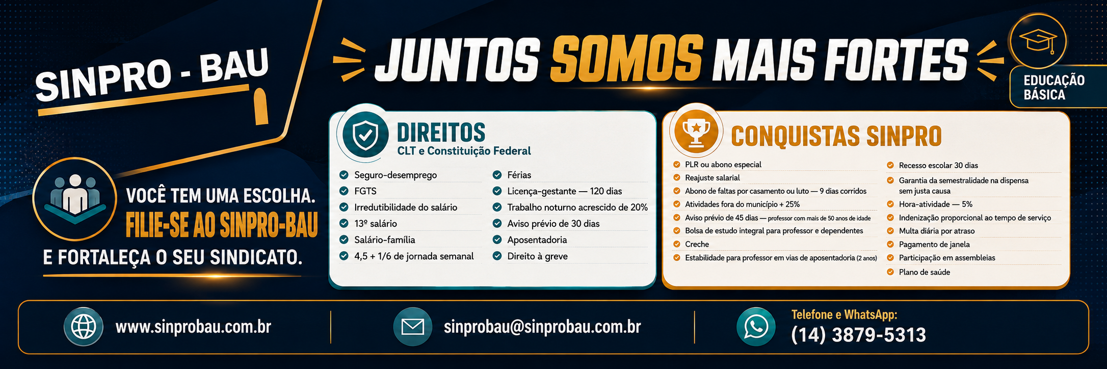 Direitos e Conquistas SINPROBAU