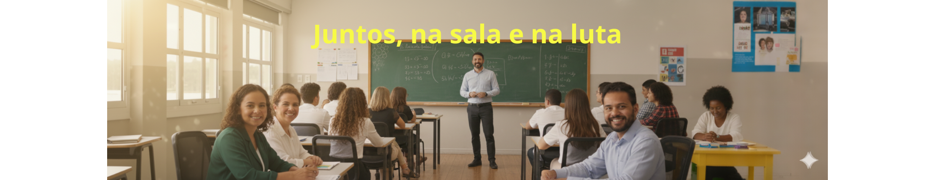 Juntos na sala e na luta