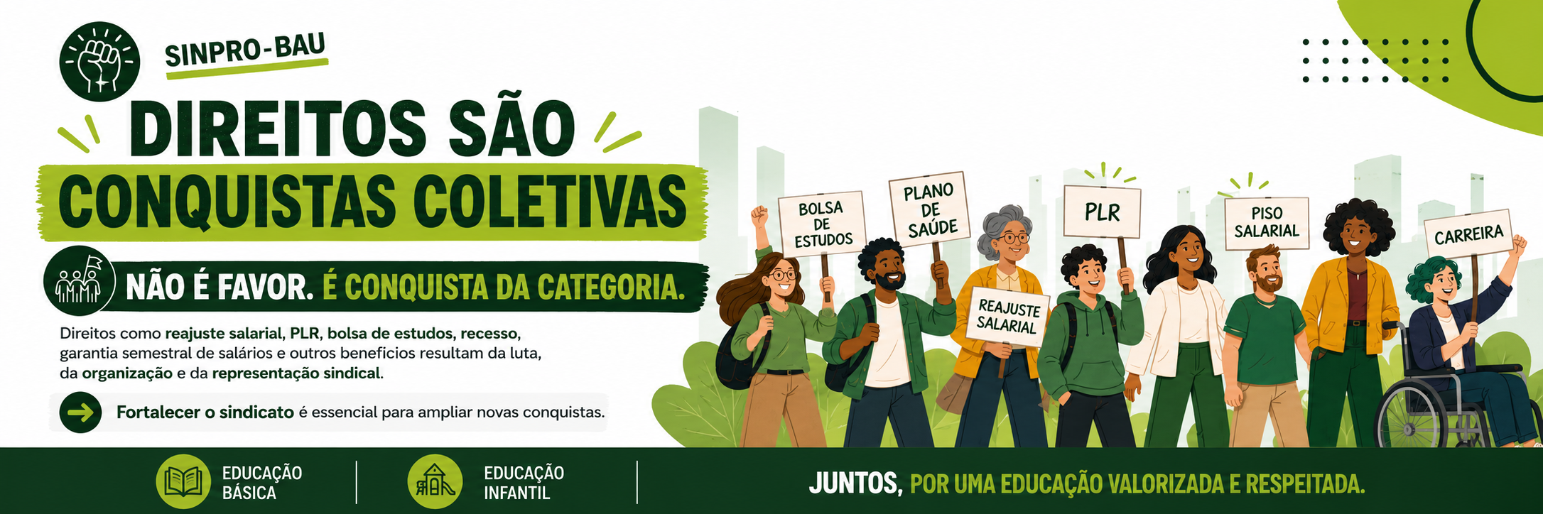 Direitos são Conquistas Coletivas
