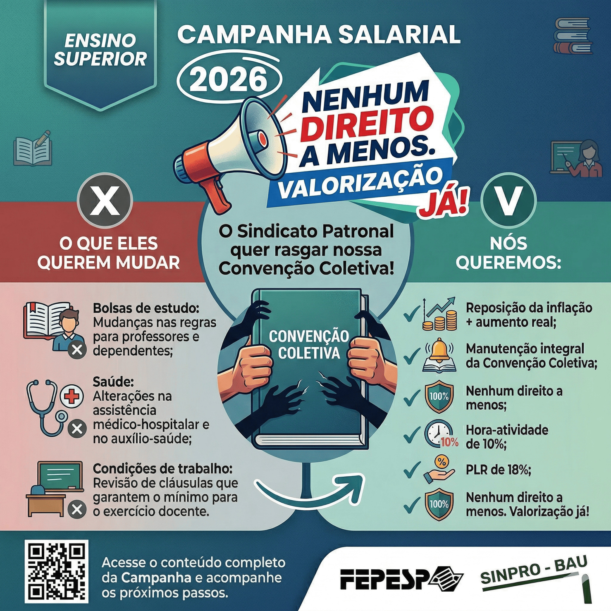 NENHUM DIREITO A MENOS